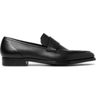 George Cleverley - George Full-Grain Leather Penny Loafers - Black