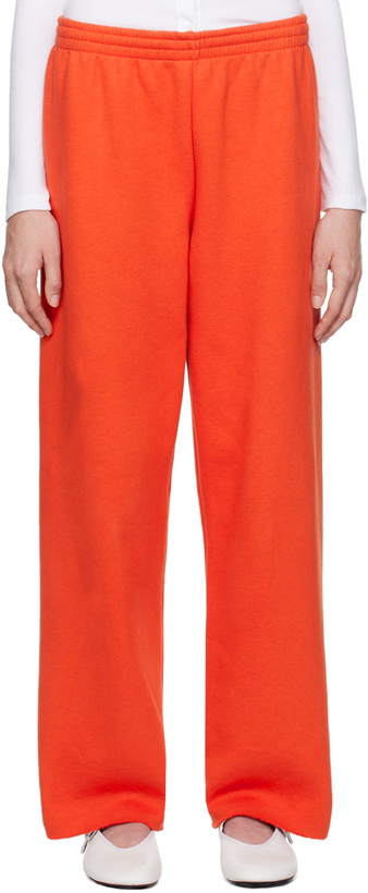 Photo: Gil Rodriguez Orange Heavy Fleece Sunday Lounge Pant