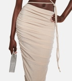 Bananhot Milan cutout ruched midi dress