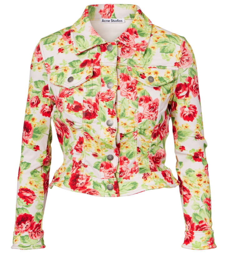 Photo: Acne Studios Ojalva floral denim jacket