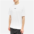 Olaf Hussein Men's Block Logo T-Shirt in Optical White