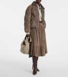 Brunello Cucinelli Monili leather knee-high boots