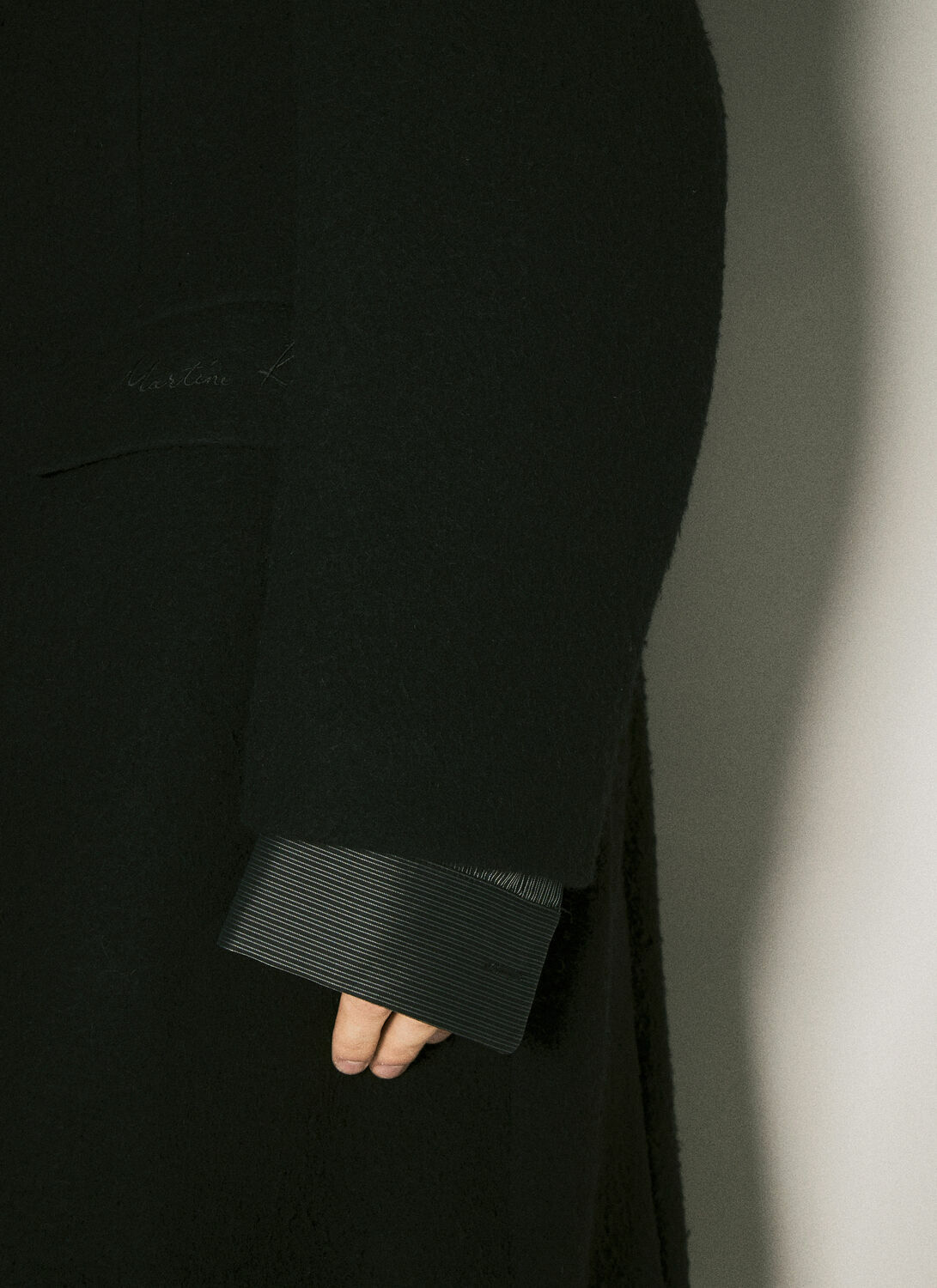 Martine Rose Double-Breasted Shirt Overcoat