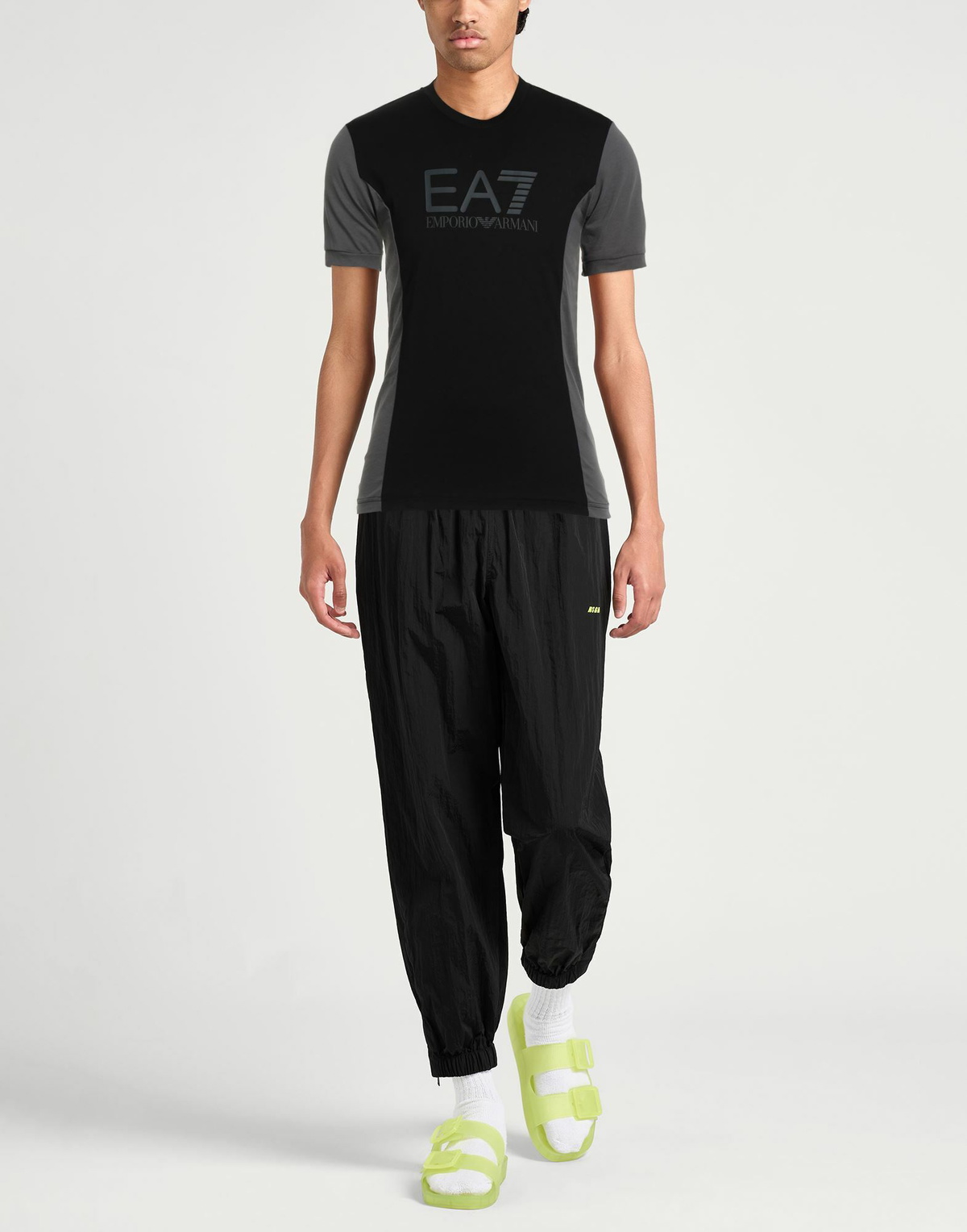 Ea7 Mens T-shirt in Black