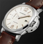 Panerai - Luminor Due Automatic 42mm Stainless Steel and Leather Watch - Brown