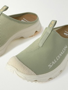 Salomon - Rx Slide 3.0 Suede-Trimmed Ripstop and Mesh Slip-On Sneakers - Green