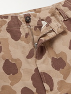 UNIVERSAL WORKS - Peacekeeper Camouflage-Print Cotton-Ripstop Shorts - Brown