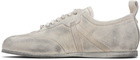 Ann Demeulemeester White & Gray Siru Boxing Sneakers