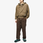 And Wander Men's Water Repellant Light Popover Jacket in Khaki