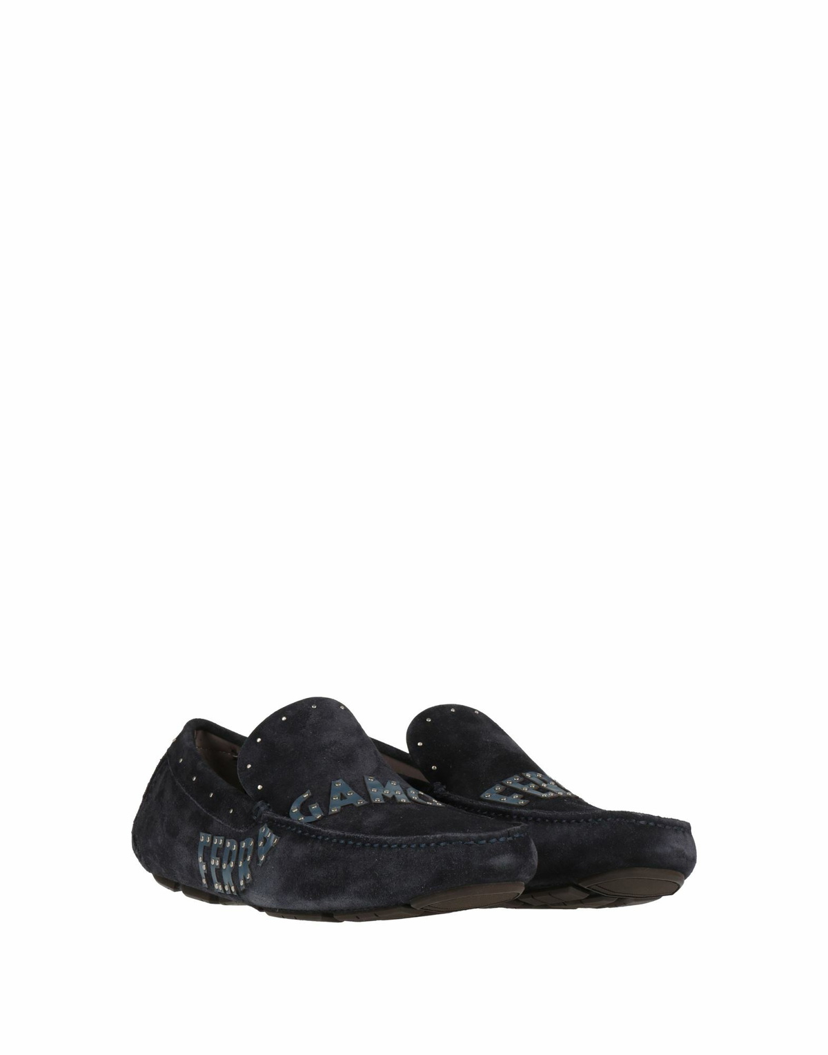 Ferragamo Womens Loafers in Navy