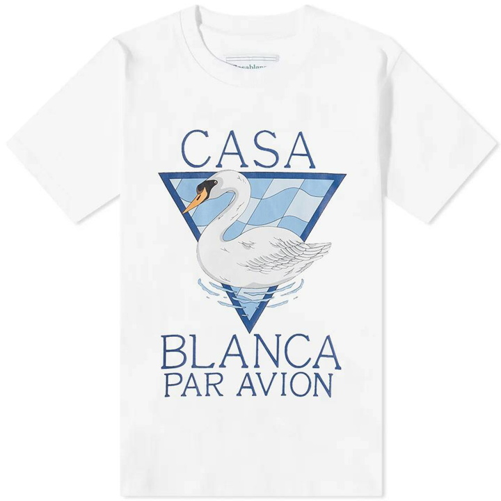 Photo: Casablanca Men's Par Avion T-Shirt in White