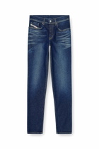 Diesel Regular Jeans Regular Waist 2023 D-Finitive, Dark blue, Button fly