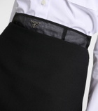 Prada High-rise miniskirt