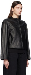 Loulou Studio Black Brize Leather Jacket