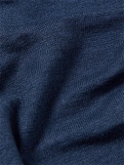 Anderson & Sheppard - Linen Henley T-Shirt - Blue