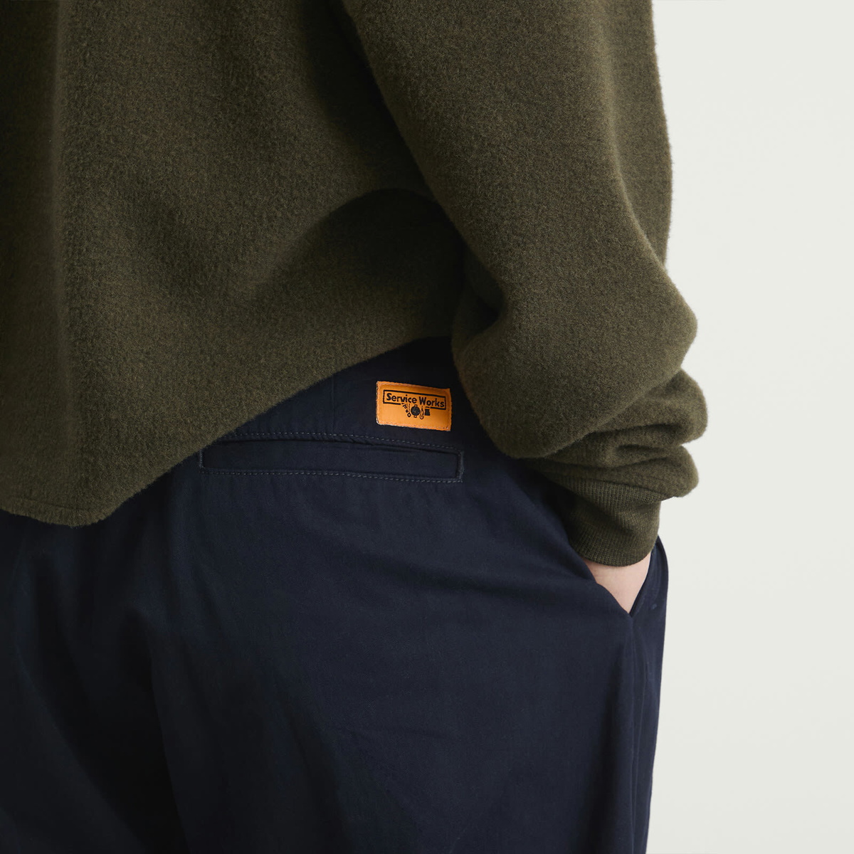 Service Works Men's Twill Part Timer Pants in Dark Navy