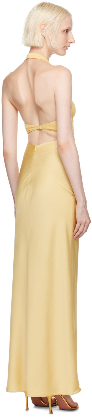BEC + BRIDGE Yellow Solare Halter Maxi Dress BEC + BRIDGE