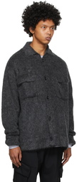 Wooyoungmi Grey Mohair Overshirt