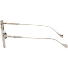 Cutler and Gross Silver The Great Frog Edition Capri Rectangular Sunglasses