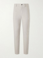 Eleventy - Straight-Leg Cotton-Blend Twill Chino - Neutrals