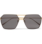 Bottega Veneta - Aviator-Style Gold-Tone Sunglasses - Gold