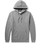 Saturdays NYC - Logo-Intarsia Mélange Brushed-Jersey Hoodie - Men - Gray