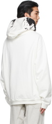 Maison Margiela White Logo Paint Hoodie