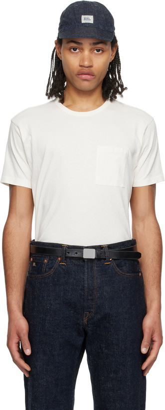Photo: RRL Two-Pack Off-White Jersey Pocket T-shirts
