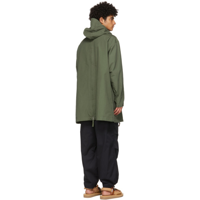 Engineered Garments Khaki Ripstop Over Parka Engineered Garments