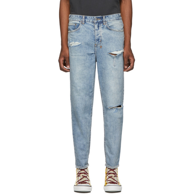 Photo: Ksubi Blue Skream Trashed Bullet Jeans