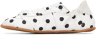 ABRA White Ballerina Dots Sneakers