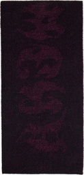 Chopova Lowena Black & Pink Cyber 'Chopova Lowena' Scarf