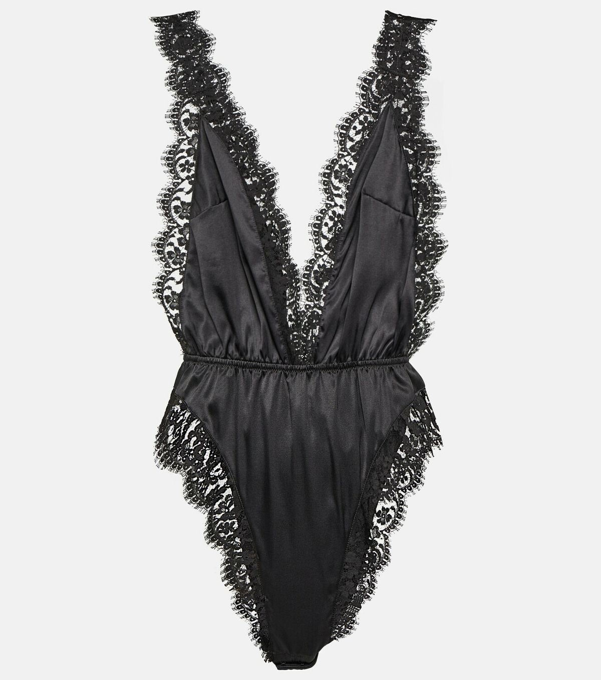 Dolce&Gabbana Lace-trimmed bodysuit