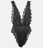 Dolce&Gabbana Lace-trimmed bodysuit