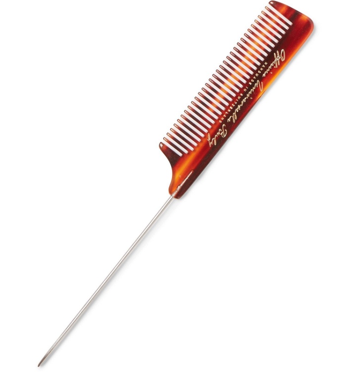 Photo: Buly 1803 - Horn-Effect Acetate Tail Comb - Red