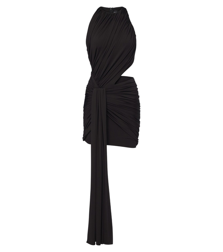 Photo: David Koma Cutout draped minidress