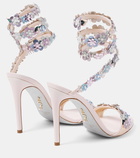 Rene Caovilla Bouquet floral-appliqué sandals