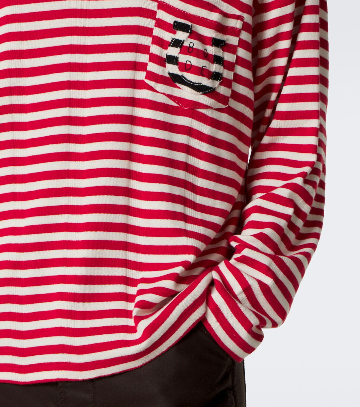 Bode Horseshoe striped cotton jersey T-shirt