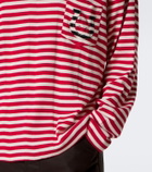 Bode Horseshoe striped cotton jersey T-shirt