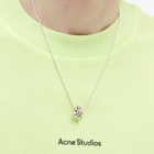 Maple Men's Orbit Pendant Chain in Silver 