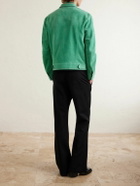 TOM FORD - Slim-Fit Suede Jacket - Green
