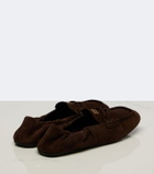 Miu Miu Suede penny loafers