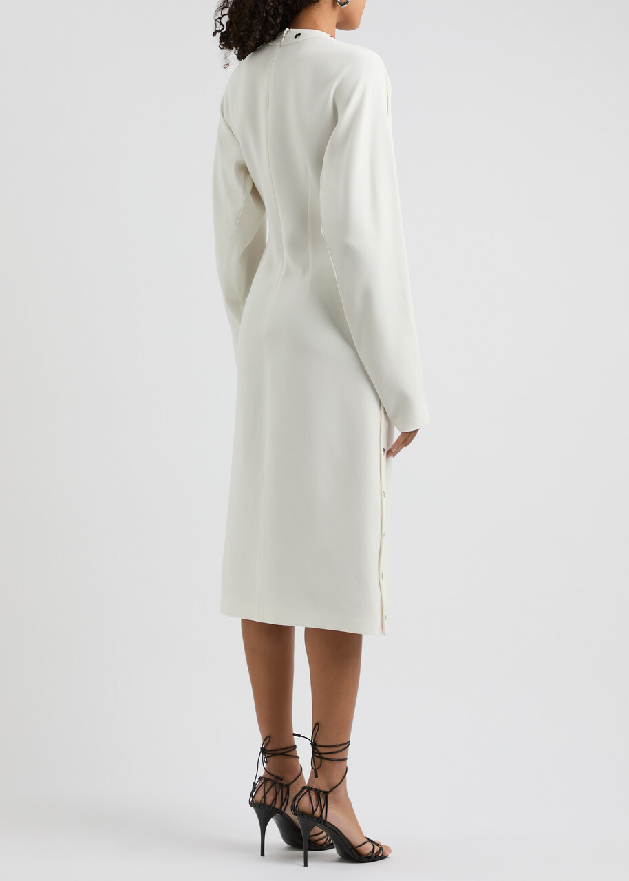 STELLA McCARTNEY ブライスコート38 Women Prince of Wales check Belted Herringbone Trench Coat