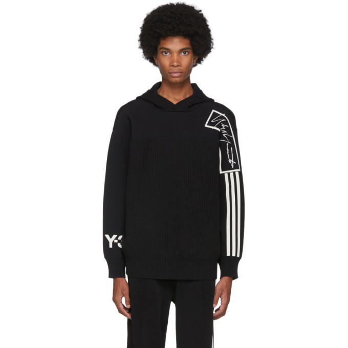 Photo: Y-3 Black Tech Knit Hoodie