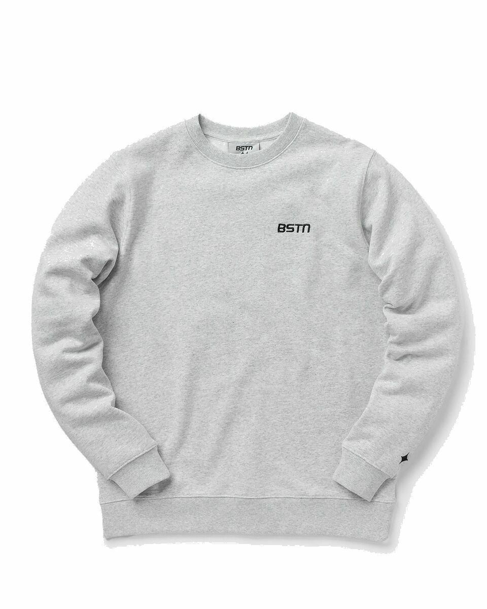 Photo: Bstn Brand Bstn Crewneck Grey - Mens - Sweatshirts