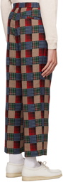 BEAMS PLUS Multicolor Checkered Trousers
