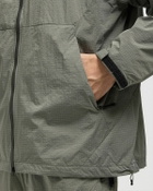Goldwin Dope Dyed Rip-stop Wind Jacket Green Mens Windbreaker