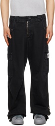 Dolce & Gabbana Black Faded Cargo Pants