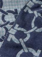 Salvatore Ferragamo - Fringed Logo-Jacquard Wool Scarf