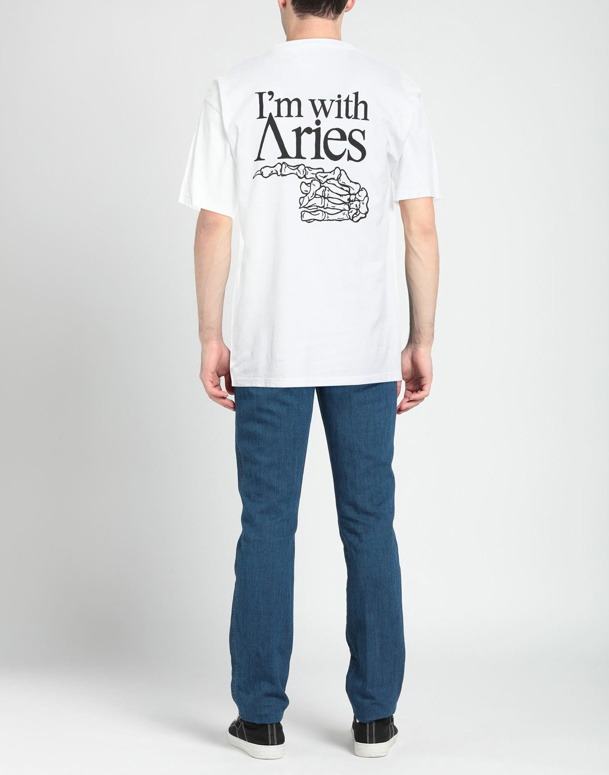 Aries Mens T-shirt in White